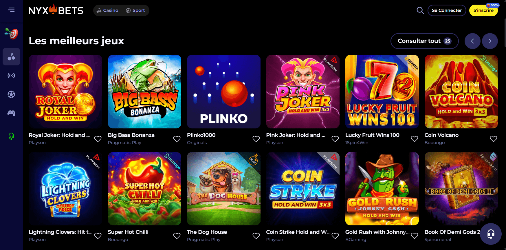 banner Nyxbets Casino